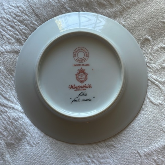 Limoges CH Field Haviland “faits main” Saucer - Picture 4 of 6